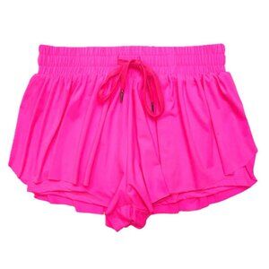 Girls Flyaway Shorts, Hot Pink